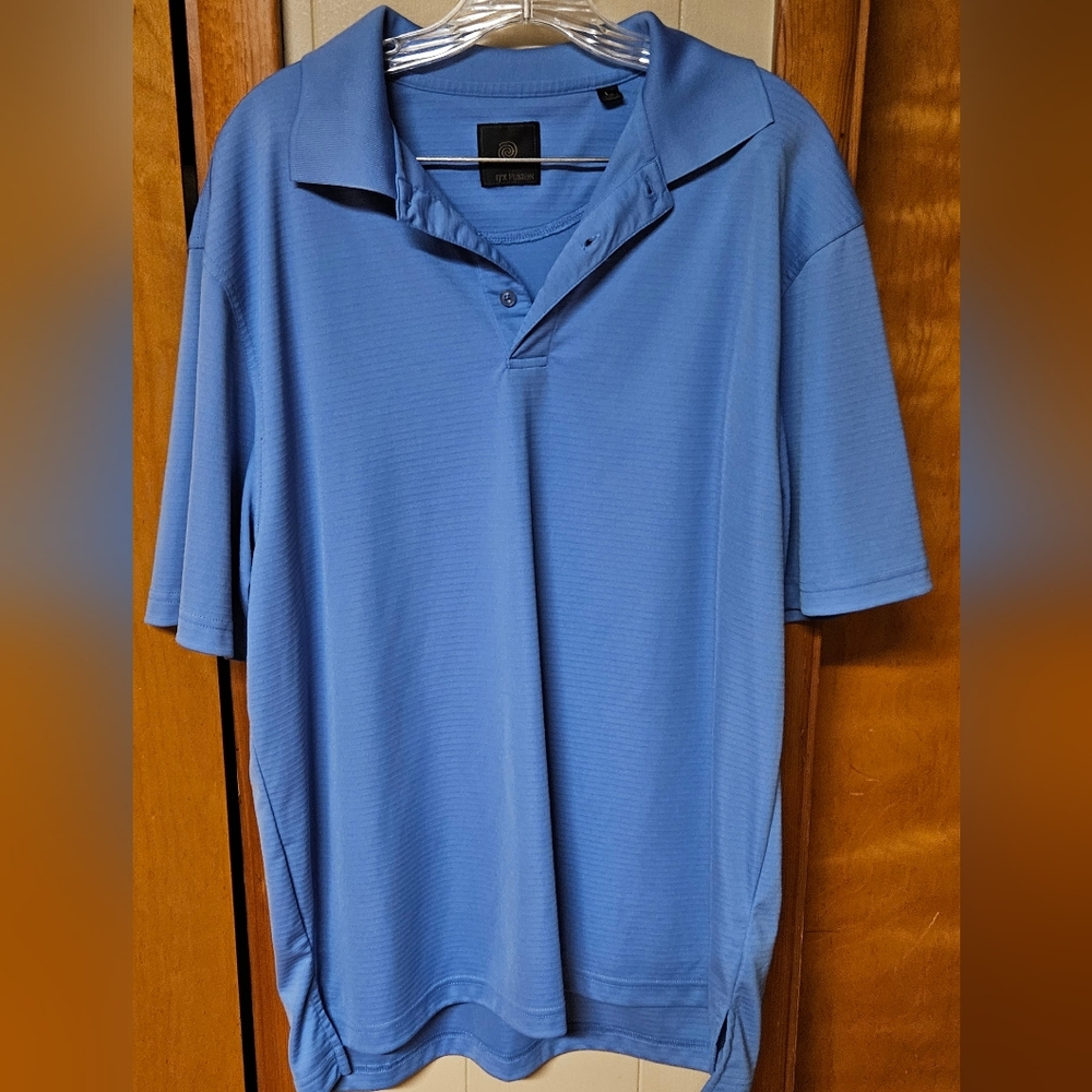 Classic FX Fusion Blue Polo Shirt for Men